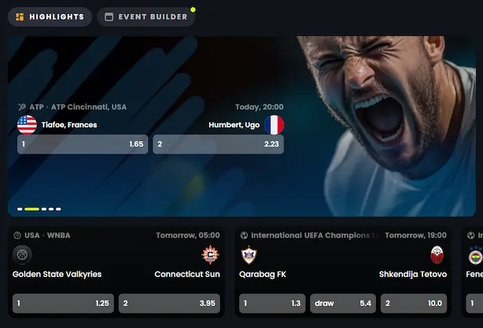 Starzino Casino sports