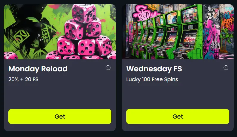Starzino Casino bonus